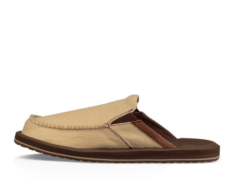 Sanuk You Got My Back III Men's Sidewalk Surfers Brown | Canada 284GSO